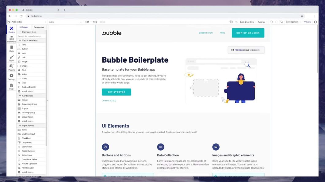 Bubble interface